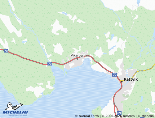 Mappa MICHELIN Vikarbyn - ViaMichelin