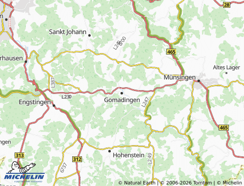 Mapa MICHELIN Gomadingen - ViaMichelin