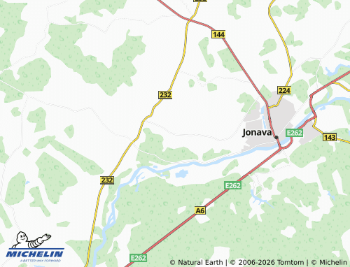 MICHELIN Čičinai map - ViaMichelin