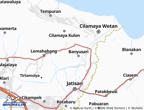 MICHELIN-Landkarte Talunjaya - ViaMichelin