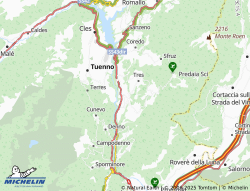 MICHELIN Segno map - ViaMichelin