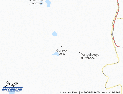 MICHELIN-Landkarte Gusevo - ViaMichelin