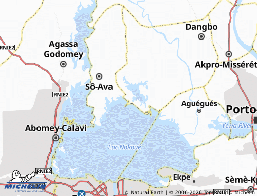Mappa MICHELIN Kedo-Aguekon - ViaMichelin