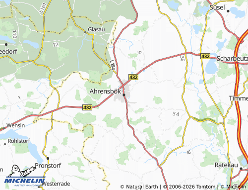 MICHELIN Ahrensbök map - ViaMichelin
