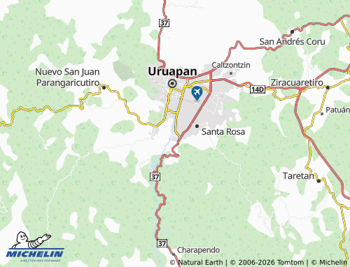 MICHELIN Olympia map - ViaMichelin