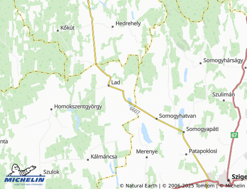 MICHELIN Patosfa map - ViaMichelin
