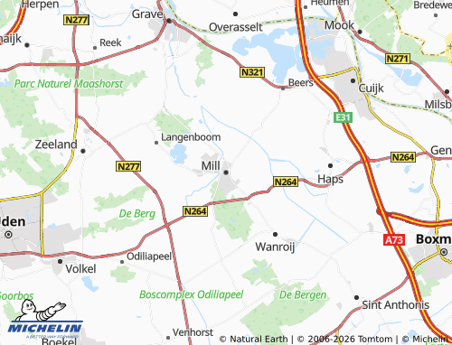 Mapa MICHELIN Mill - ViaMichelin