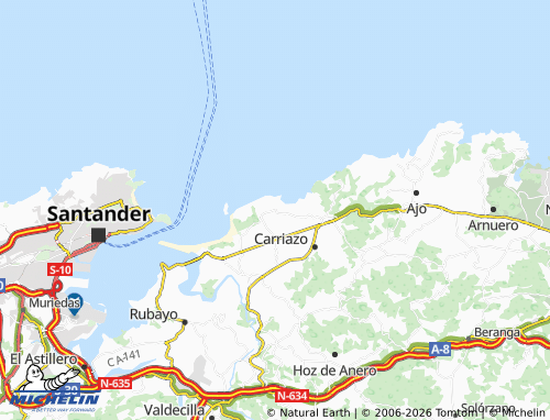 Mapa MICHELIN Langre - ViaMichelin