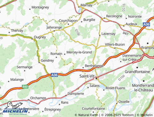 Mappa MICHELIN Cottier - ViaMichelin