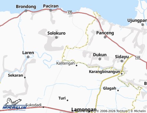 Carte MICHELIN Bulangan - ViaMichelin