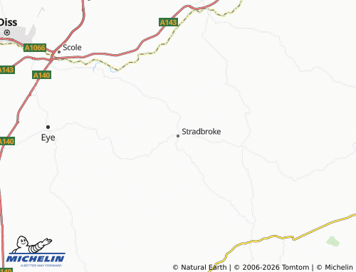 Carte MICHELIN Stradbroke - ViaMichelin