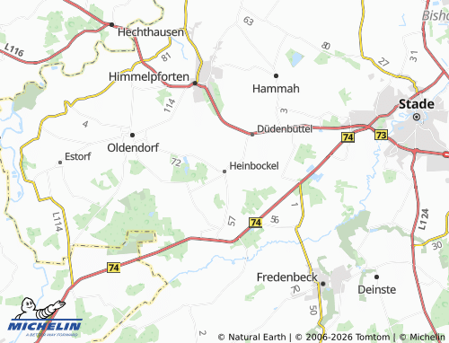 MICHELIN Heinbockel map - ViaMichelin