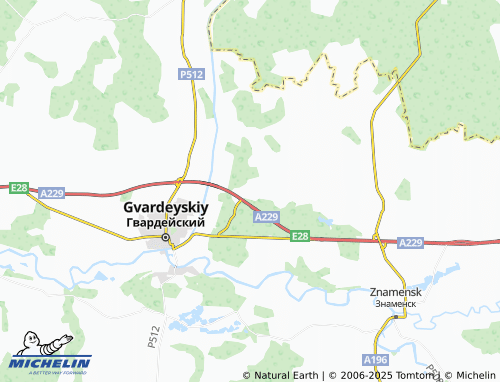 MICHELIN Soldatovo map - ViaMichelin