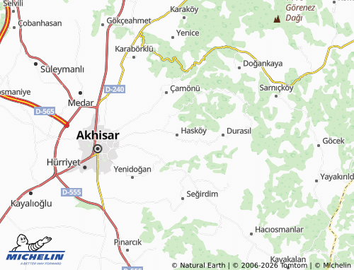 MICHELIN Hasköy map - ViaMichelin