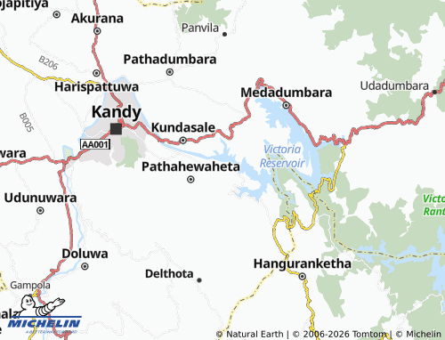 Mappa MICHELIN Maligathenna2 - ViaMichelin