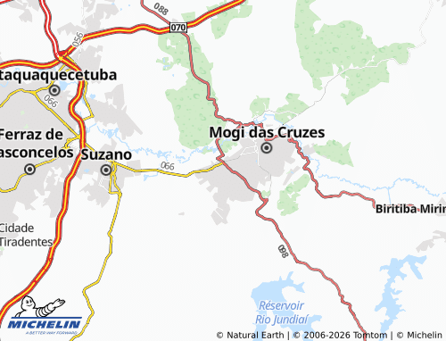 Mapa MICHELIN Vila Brás Cubas - ViaMichelin
