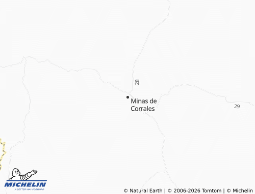 Mapa MICHELIN Minas de Corrales - ViaMichelin