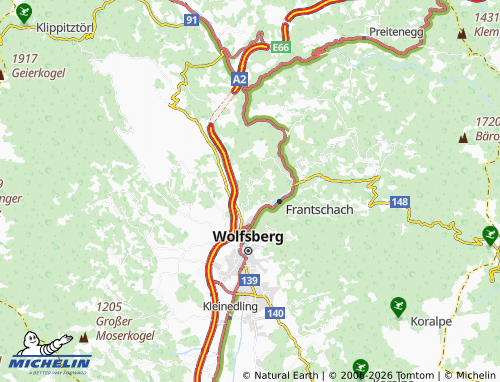 MICHELIN Vorderwölch map - ViaMichelin