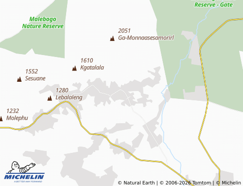 MICHELIN-Landkarte Blouberg - ViaMichelin