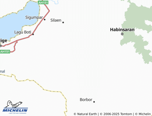 MICHELIN Parsoburan Barat map - ViaMichelin