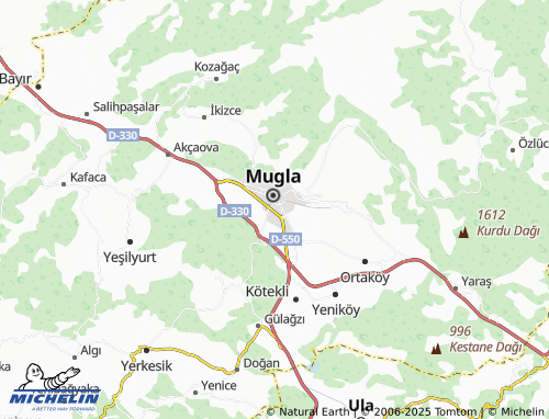 MICHELIN Emirbeyazit map - ViaMichelin
