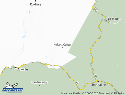 Mapa MICHELIN Halcott Center - ViaMichelin