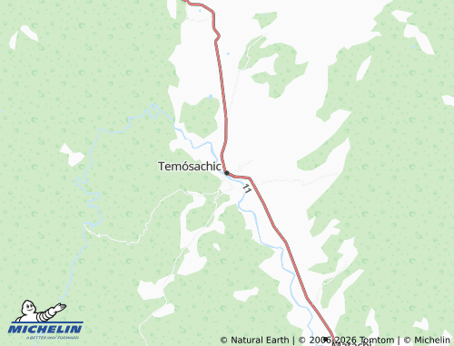Carte MICHELIN Temósachic - ViaMichelin