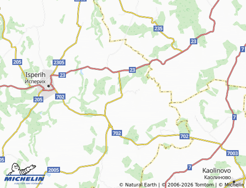 MICHELIN Pechenitsa map - ViaMichelin
