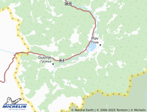 MICHELIN Martinovići map - ViaMichelin