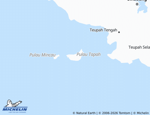 Mapa MICHELIN Pulau Teupah - ViaMichelin