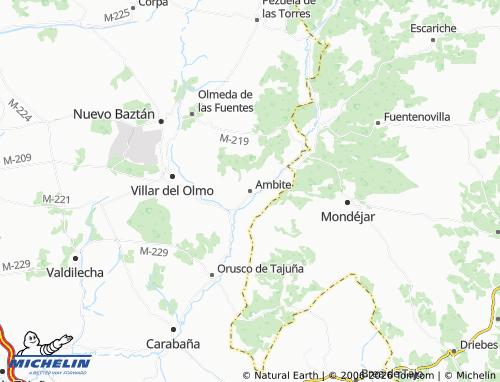 Mapa MICHELIN Ambite - ViaMichelin