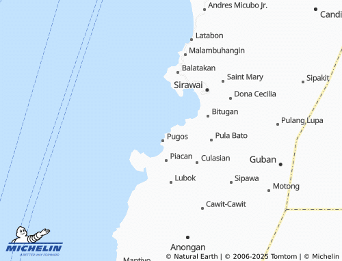 MICHELIN Tapanayan map - ViaMichelin