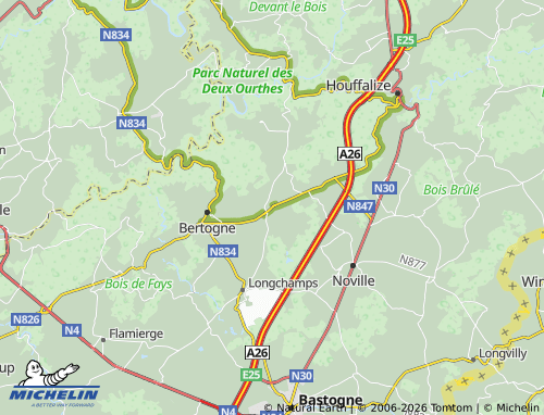 Mappa MICHELIN Compogne - ViaMichelin