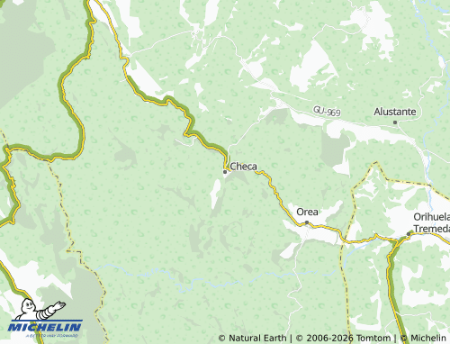MICHELIN Checa map - ViaMichelin