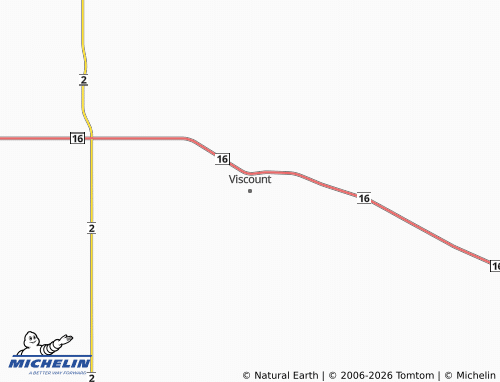 Kaart MICHELIN Viscount - ViaMichelin
