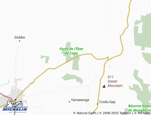 MICHELIN Cope map - ViaMichelin