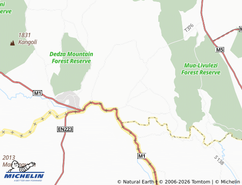 MICHELIN Muonekera map - ViaMichelin