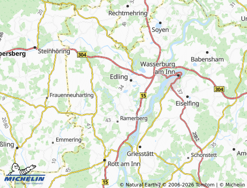 Mapa MICHELIN Breitbrunn - ViaMichelin