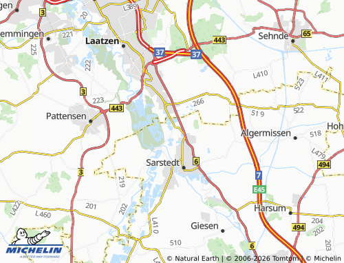 MICHELIN Heisede map - ViaMichelin