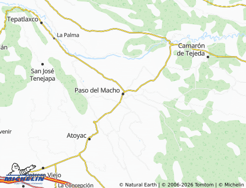 Mapa MICHELIN Paso del Macho - ViaMichelin