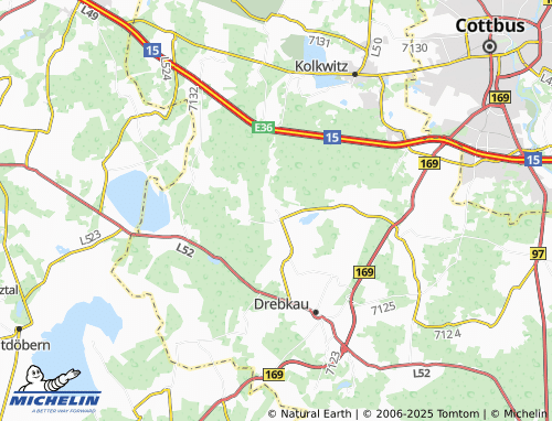 MICHELIN Koschendorf map - ViaMichelin