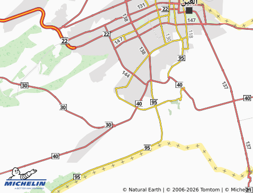 Mapa MICHELIN Zakhir - ViaMichelin