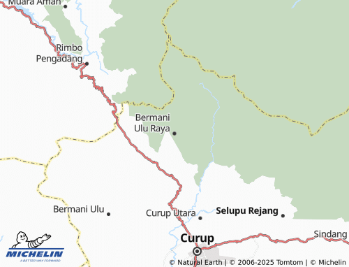 MICHELIN Bermani Ulu Raya map - ViaMichelin