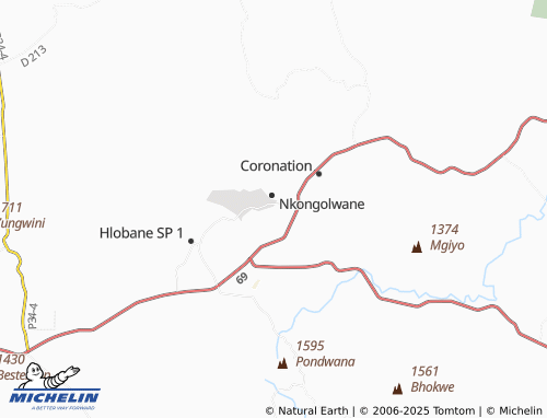 MICHELIN Kengolana map - ViaMichelin