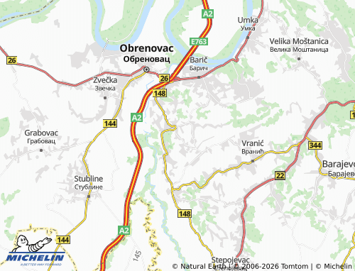 Mapa MICHELIN Jasenak - ViaMichelin