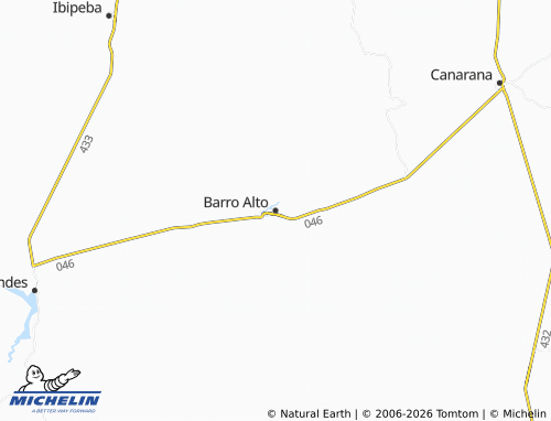 Mappa MICHELIN Barro Alto - ViaMichelin