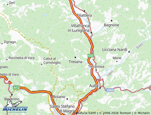 Mapa MICHELIN Tresana - ViaMichelin