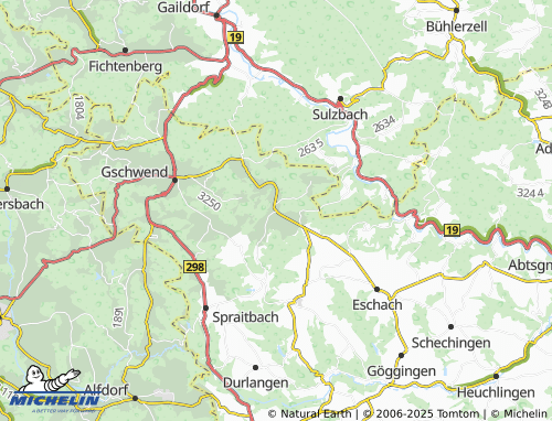 MICHELIN Mittelbronn map - ViaMichelin