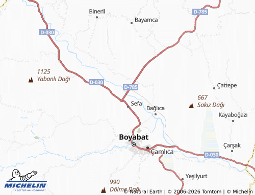 MICHELIN Osmanköy map - ViaMichelin