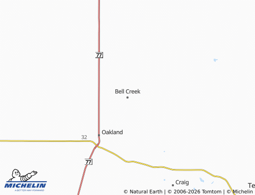 Mappa MICHELIN Bell Creek - ViaMichelin